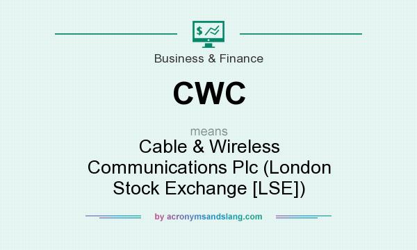 What does CWC mean? It stands for Cable & Wireless Communications Plc (London Stock Exchange [LSE])