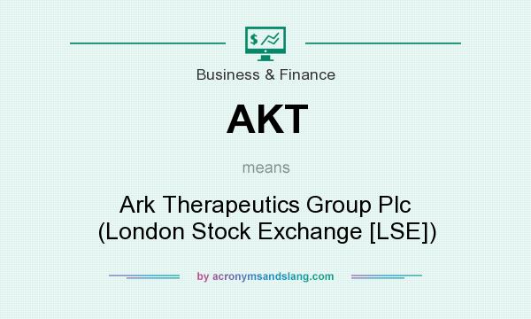 What does AKT mean? It stands for Ark Therapeutics Group Plc (London Stock Exchange [LSE])