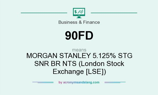 What does 90FD mean? It stands for MORGAN STANLEY 5.125% STG SNR BR NTS (London Stock Exchange [LSE])