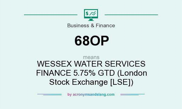 What does 68OP mean? It stands for WESSEX WATER SERVICES FINANCE 5.75% GTD (London Stock Exchange [LSE])