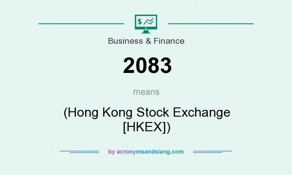What does 2083 mean? It stands for (Hong Kong Stock Exchange [HKEX])