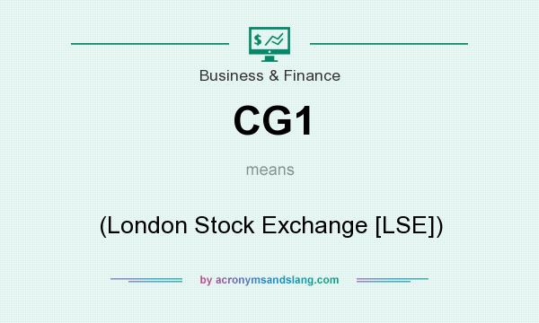 What does CG1 mean? It stands for (London Stock Exchange [LSE])