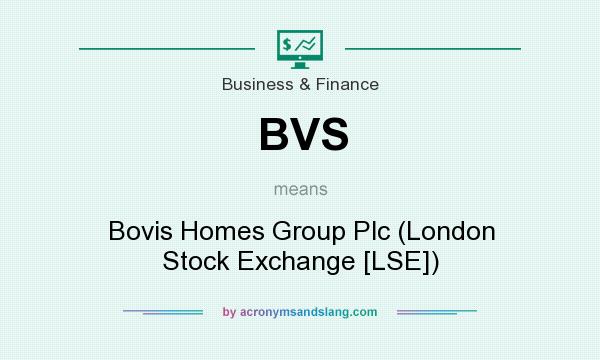 What does BVS mean? It stands for Bovis Homes Group Plc (London Stock Exchange [LSE])