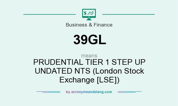 What does 39GL mean? It stands for PRUDENTIAL TIER 1 STEP UP UNDATED NTS (London Stock Exchange [LSE])