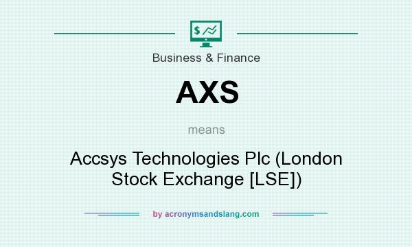 What does AXS mean? It stands for Accsys Technologies Plc (London Stock Exchange [LSE])