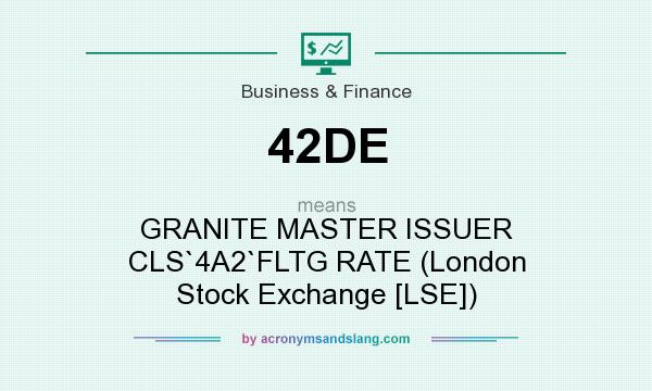 What does 42DE mean? It stands for GRANITE MASTER ISSUER CLS`4A2`FLTG RATE (London Stock Exchange [LSE])
