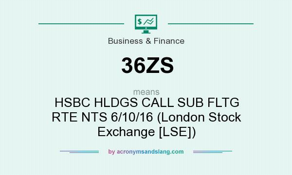What does 36ZS mean? It stands for HSBC HLDGS CALL SUB FLTG RTE NTS 6/10/16 (London Stock Exchange [LSE])