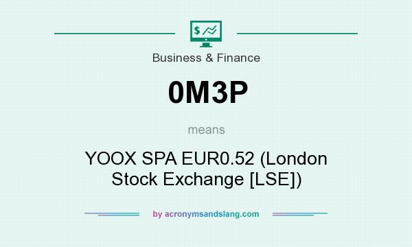 What does 0M3P mean? It stands for YOOX SPA EUR0.52 (London Stock Exchange [LSE])