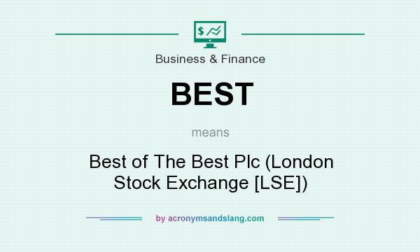 What does BEST mean? It stands for Best of The Best Plc (London Stock Exchange [LSE])