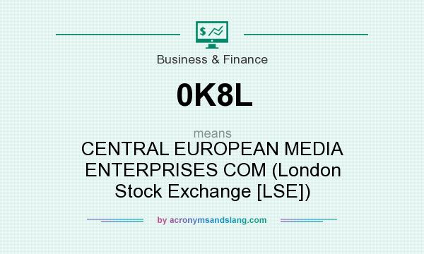 What does 0K8L mean? It stands for CENTRAL EUROPEAN MEDIA ENTERPRISES COM (London Stock Exchange [LSE])