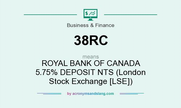 What does 38RC mean? It stands for ROYAL BANK OF CANADA 5.75% DEPOSIT NTS (London Stock Exchange [LSE])