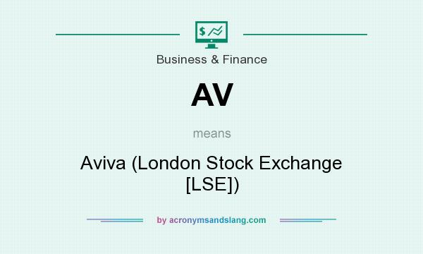 What does AV mean? It stands for Aviva (London Stock Exchange [LSE])