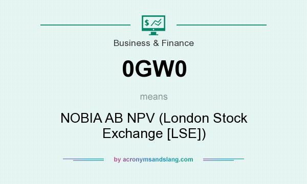 What does 0GW0 mean? It stands for NOBIA AB NPV (London Stock Exchange [LSE])