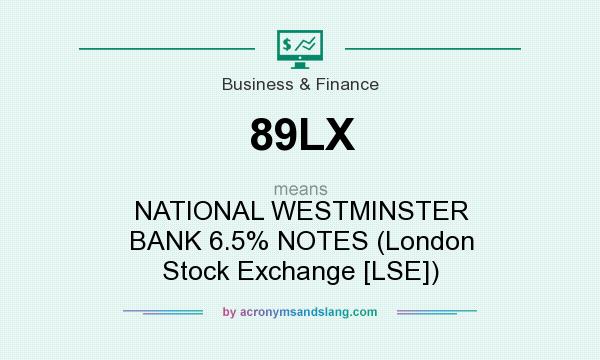 What does 89LX mean? It stands for NATIONAL WESTMINSTER BANK 6.5% NOTES (London Stock Exchange [LSE])