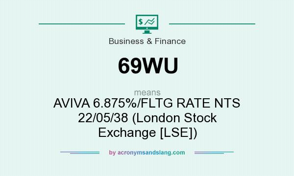 What does 69WU mean? It stands for AVIVA 6.875%/FLTG RATE NTS 22/05/38 (London Stock Exchange [LSE])