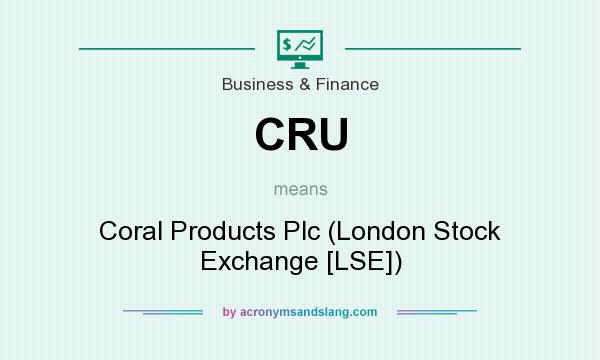 What does CRU mean? It stands for Coral Products Plc (London Stock Exchange [LSE])