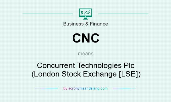 What does CNC mean? It stands for Concurrent Technologies Plc (London Stock Exchange [LSE])