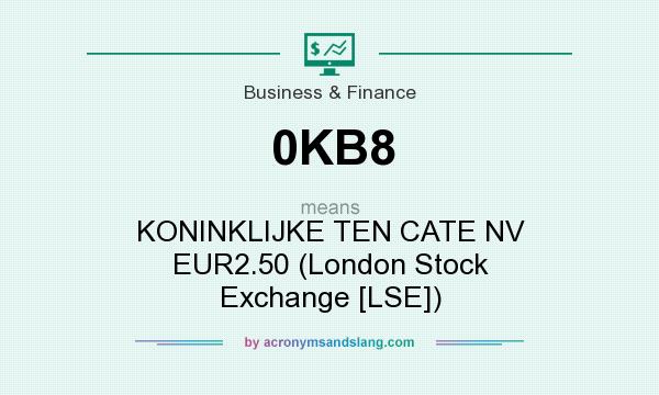 What does 0KB8 mean? It stands for KONINKLIJKE TEN CATE NV EUR2.50 (London Stock Exchange [LSE])