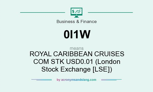 What does 0I1W mean? It stands for ROYAL CARIBBEAN CRUISES COM STK USD0.01 (London Stock Exchange [LSE])