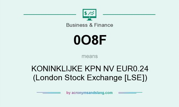 What does 0O8F mean? It stands for KONINKLIJKE KPN NV EUR0.24 (London Stock Exchange [LSE])