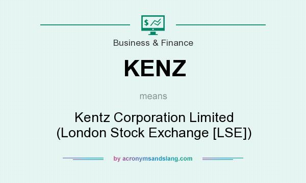 What does KENZ mean? It stands for Kentz Corporation Limited (London Stock Exchange [LSE])