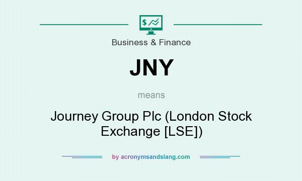 What does JNY mean? It stands for Journey Group Plc (London Stock Exchange [LSE])
