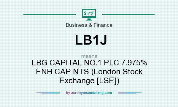 What does LB1J mean? It stands for LBG CAPITAL NO.1 PLC 7.975% ENH CAP NTS (London Stock Exchange [LSE])