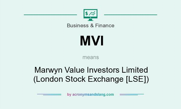What does MVI mean? It stands for Marwyn Value Investors Limited (London Stock Exchange [LSE])