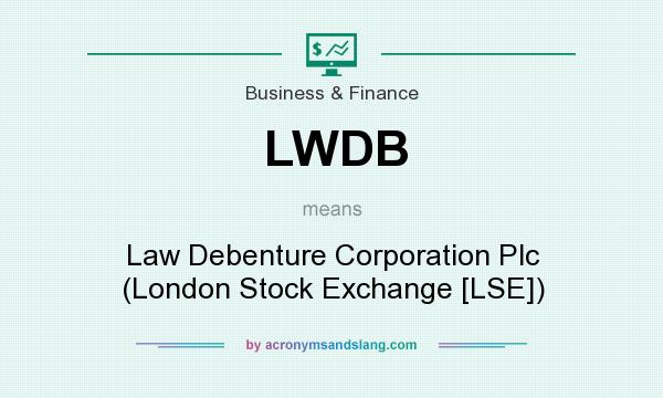What does LWDB mean? It stands for Law Debenture Corporation Plc (London Stock Exchange [LSE])