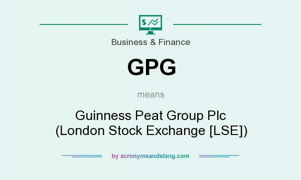 What does GPG mean? It stands for Guinness Peat Group Plc (London Stock Exchange [LSE])