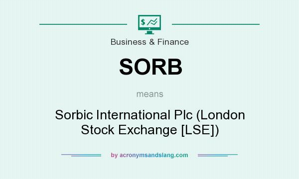 What does SORB mean? It stands for Sorbic International Plc (London Stock Exchange [LSE])