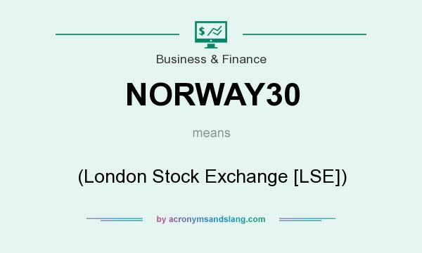 What does NORWAY30 mean? It stands for (London Stock Exchange [LSE])
