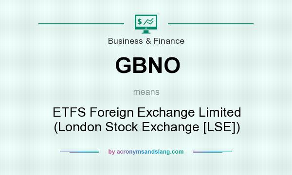 What does GBNO mean? It stands for ETFS Foreign Exchange Limited (London Stock Exchange [LSE])
