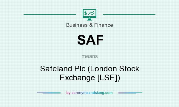 What does SAF mean? It stands for Safeland Plc (London Stock Exchange [LSE])