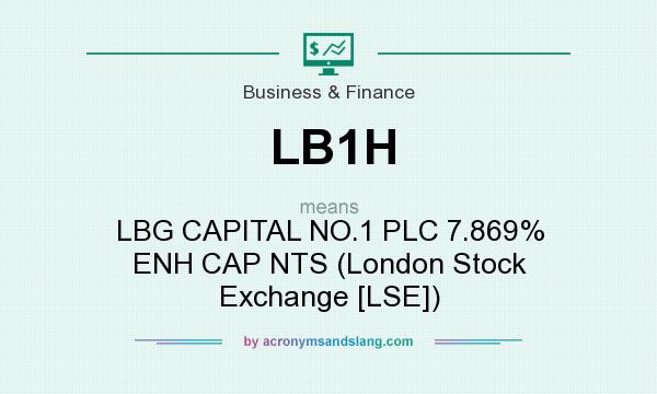 What does LB1H mean? It stands for LBG CAPITAL NO.1 PLC 7.869% ENH CAP NTS (London Stock Exchange [LSE])