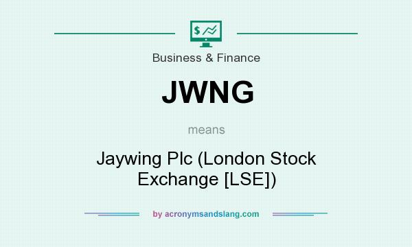 What does JWNG mean? It stands for Jaywing Plc (London Stock Exchange [LSE])