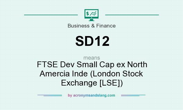 What does SD12 mean? It stands for FTSE Dev Small Cap ex North Amercia Inde (London Stock Exchange [LSE])