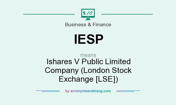 What does IESP mean? It stands for Ishares V Public Limited Company (London Stock Exchange [LSE])