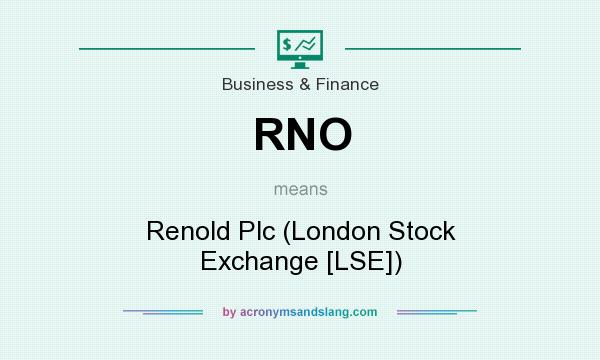 What does RNO mean? It stands for Renold Plc (London Stock Exchange [LSE])