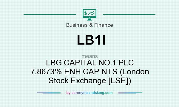 What does LB1I mean? It stands for LBG CAPITAL NO.1 PLC 7.8673% ENH CAP NTS (London Stock Exchange [LSE])