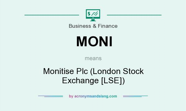 What does MONI mean? It stands for Monitise Plc (London Stock Exchange [LSE])