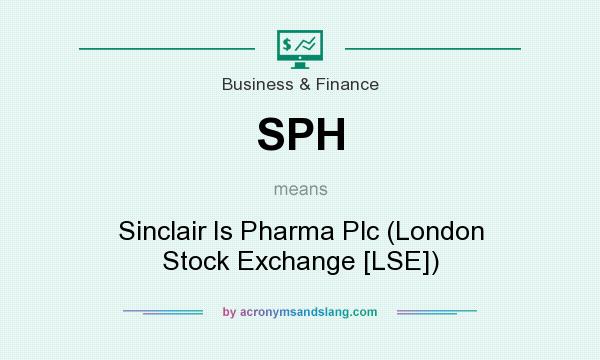 What does SPH mean? It stands for Sinclair Is Pharma Plc (London Stock Exchange [LSE])