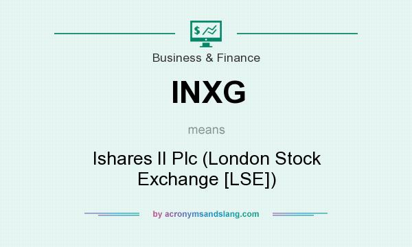 What does INXG mean? It stands for Ishares II Plc (London Stock Exchange [LSE])