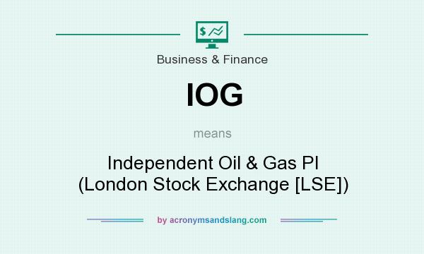 What does IOG mean? It stands for Independent Oil & Gas Pl (London Stock Exchange [LSE])