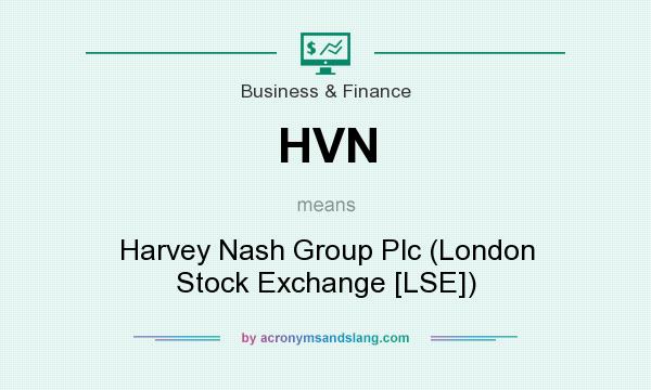 What does HVN mean? It stands for Harvey Nash Group Plc (London Stock Exchange [LSE])