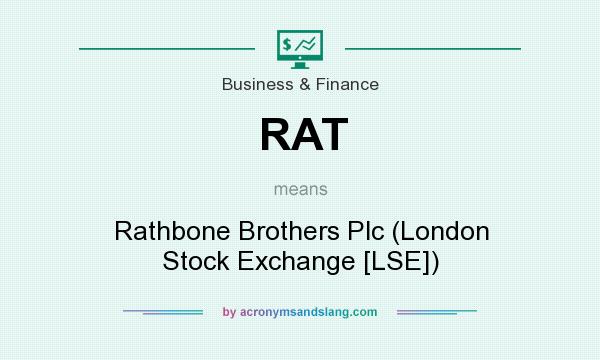 What does RAT mean? It stands for Rathbone Brothers Plc (London Stock Exchange [LSE])