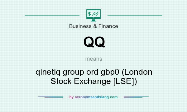 What does QQ mean? It stands for qinetiq group ord gbp0 (London Stock Exchange [LSE])