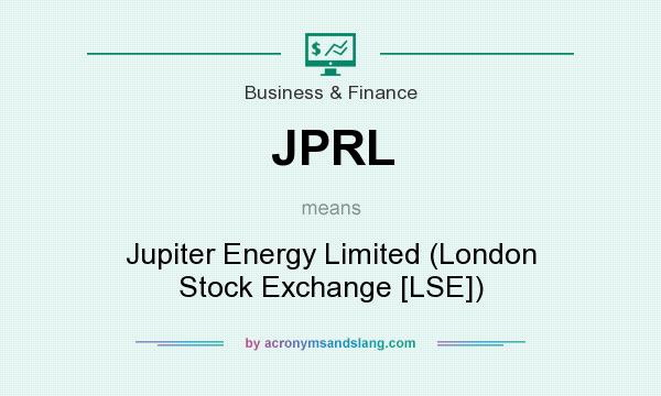 What does JPRL mean? It stands for Jupiter Energy Limited (London Stock Exchange [LSE])