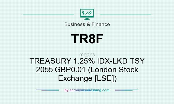 What does TR8F mean? It stands for TREASURY 1.25% IDX-LKD TSY 2055 GBP0.01 (London Stock Exchange [LSE])