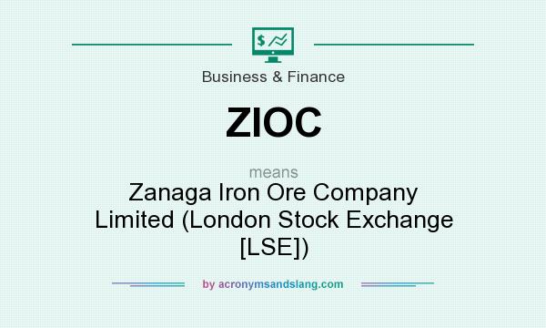What does ZIOC mean? It stands for Zanaga Iron Ore Company Limited (London Stock Exchange [LSE])